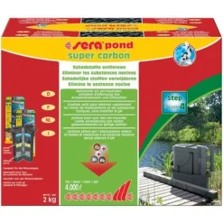 Sera Pond Super Carbon 2kg - Carbone Attivo Per Laghetti
