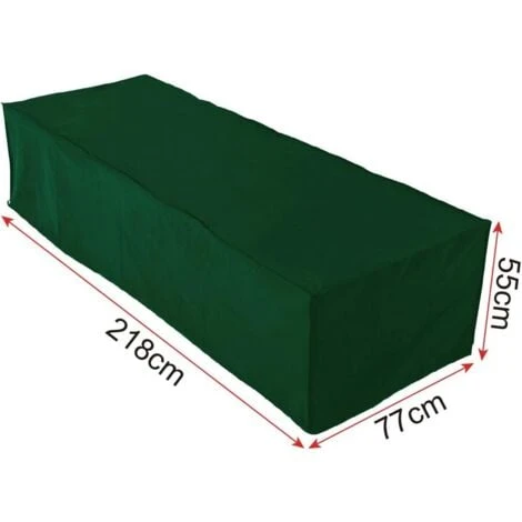 WOLTU Copertura Per Mobili Set Arredo Da Giardino Esterno PE 100g/m² Verde 218x77x55 Cm 2 WOLTU Copertura Per Mobili Set Arredo Da Giardino Esterno PE 100g/m² Verde 218x77x55 Cm - immagine 2