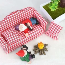 Statue Di Gnomi Da Giardino, Decorazione Artistica Da Giardino All'aperto ， 3 Statue Di Barba Bianca Uso Di Figurine Di Gnomi Per Decorazioni Da Giardino Su Prato, Ornamenti In Resina, Impermeabile-RE -OUTSUN Giardino Negozio 80961285 4