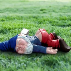 Gnomo Da Giardino Divertente, Scultura In Resina Con Statua Di Gnomo Da Giardino All'aperto, Per Prato Da Giardino Domestico-READCLY -OUTSUN Giardino Negozio 80961324 4