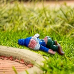 Gnomo Da Giardino Divertente Gnomo Da Giardino All'aperto Gnomo In Resina Statua Nano Ubriaco Scultura Per Giardino Di Casa Cortile Prato Portico Ornamento Per Esterni Regalo-READCLY -OUTSUN Giardino Negozio 80961941 3