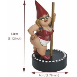 Gnomo Da Giardino Per Esterni Gnomo In Resina Statua Decorazione, Statua Di Gnomo Statuetta Da Giardino Impermeabile, Gnomo Da Giardino Per Decorazione Di Prato, Balcone E Terrazza, 13 Cm × 7 Cm-READC -OUTSUN Giardino Negozio 80962075 4