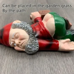 Gnomo Da Giardino Divertente Gnomo Da Giardino Statua Decorazione Gnomo Ubriaco Statua Da Giardino Gnomo Da Esterno Figurine Scultura Gnomo Da Giardino Decorazione Per Prato All'aperto Per La Casa REA -OUTSUN Giardino Negozio 80962080 3