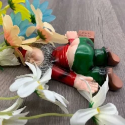 Gnomo Da Giardino Divertente Gnomo Da Giardino Statua Decorazione Gnomo Ubriaco Statua Da Giardino Gnomo Da Esterno Figurine Scultura Gnomo Da Giardino Decorazione Per Prato All'aperto Per La Casa REA -OUTSUN Giardino Negozio 80962080 4