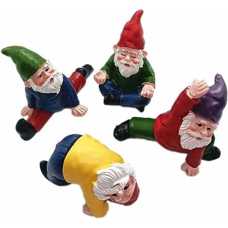 Serie Di Pezzi Gnomi Da Giardino Divertenti, Ornamenti Da Giardino Di Gnomi Di Yoga, Accessori Di Gnomi Da Giardino Delle Fate Decorazioni In Miniatura-READCLY 1 Serie Di Pezzi Gnomi Da Giardino Divertenti, Ornamenti Da Giardino Di Gnomi Di Yoga, Accessori Di Gnomi Da Giardino Delle Fate Decorazioni In Miniatura-READCLY