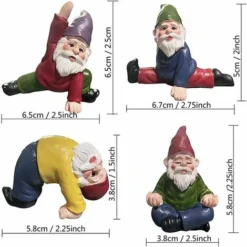 Serie Di Pezzi Gnomi Da Giardino Divertenti, Ornamenti Da Giardino Di Gnomi Di Yoga, Accessori Di Gnomi Da Giardino Delle Fate Decorazioni In Miniatura-READCLY 8 Serie Di Pezzi Gnomi Da Giardino Divertenti, Ornamenti Da Giardino Di Gnomi Di Yoga, Accessori Di Gnomi Da Giardino Delle Fate Decorazioni In Miniatura-READCLY -OUTSUN Giardino Negozio 80962105 4