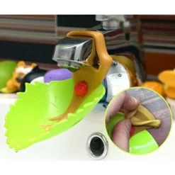 READCLY-Cartoon Faucet Extender Lavandino Maniglia Prolunga, Stile Foglia Cartone Animato, Divertente E Interessante Per Il Lavaggio Delle Mani, 2 Pezzi -OUTSUN Giardino Negozio 80962316 4