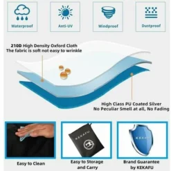 Copertura Per Lettino Prendisole Sospesa, Copertura Per Lettino Prendisole Sospesa Impermeabile, Tessuto Oxford 420D Resistente Ai Raggi UV Antivento - Nero (185 117 198 Cm) 7 Copertura Per Lettino Prendisole Sospesa, Copertura Per Lettino Prendisole Sospesa Impermeabile, Tessuto Oxford 420D Resistente Ai Raggi UV Antivento - Nero (185 117 198 Cm) -OUTSUN Giardino Negozio 81290246 3