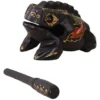 Strumento Rana In Legno, 8 5 Cm Rane Intagliate A Mano Tamburi Musica Rane Croati Desktop Scultura Artigianato Ornamento Mini Rana Per Ornamento Domestico Souvenir, Regalo