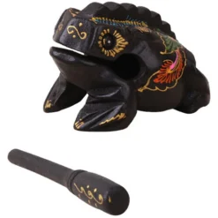Strumento Rana In Legno, 8 5 Cm Rane Intagliate A Mano Tamburi Musica Rane Croati Desktop Scultura Artigianato Ornamento Mini Rana Per Ornamento Domestico Souvenir, Regalo