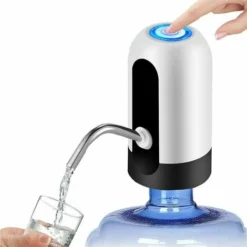 Pompe à Bouteille D'eau, Pompe à Eau Potable Caricabatteria USB Automatico Da 5 Galloni, Picchetti Universali Da 2 A 5 Galloni Distributore Per Bouteille Elettrica Portatile Da Ufficio, Campeggio READ