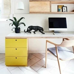 Statue Decorative, Scultura, Decorazione Soggiorno Oggetto Moderno, Decorazione, Animali In Resina, Decorazione Statuetta In Leopardo Nero -OUTSUN Giardino Negozio 86171010 4