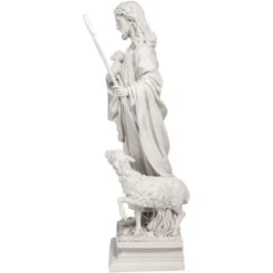 Design Toscano EU1785 Statua Del Buon Pastore Giardino Gesù, Bianco Sporco -OUTSUN Giardino Negozio 86657054 4