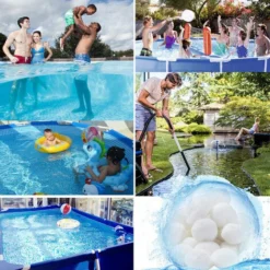 Materiali Filtranti Per Laghetti Palle Del Filtro Dello Stagno 1400g, Materiale Del Filtro Polysphere, Sostituiscono La Sabbia Del Filtro HENGMEI -OUTSUN Giardino Negozio 88136721 4