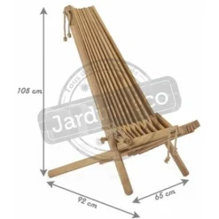 Sedia Di Legno Ecochair (cuscino Incluso) Quercia 7 Sedia Di Legno Ecochair (cuscino Incluso) Quercia -OUTSUN Giardino Negozio 89359163 3