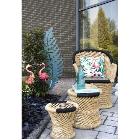 Fenicottero Rosa In Metallo Laccato (Set Di 2) 3 Fenicottero Rosa In Metallo Laccato (Set Di 2) - immagine 3