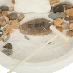 Giardino Zen Wasila, Cemento, Bianco, D18 Cm - Atmosphera Créateur D'intérieur -OUTSUN Giardino Negozio 90565503 3