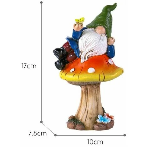 Gnomo Da Giardino Divertente Set Di 2 Nani Da Giardino Figura Sdraiata Su Funghi Resina Con Cartello Di Benvenuto Gnomo Da Giardino Statua Decorativa 2 Gnomo Da Giardino Divertente Set Di 2 Nani Da Giardino Figura Sdraiata Su Funghi Resina Con Cartello Di Benvenuto Gnomo Da Giardino Statua Decorativa - immagine 2