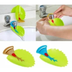 Prolunga Per Rubinetto In Stile Cartone Animato Prolunga Per Maniglia Per Lavandino Stile Foglia Di Cartone Animato Divertente E Interessante Per Lavarsi Le Mani 2 Pezzi -OUTSUN Giardino Negozio 92039475 5