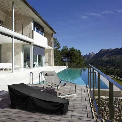 Copertura Per Lettino Prendisole Da Giardino - Copertura Per Lettino Prendisole Impermeabile Antivento Resistente Ai Raggi UV Copertura Da Giardino Impermeabile Con Materiale 210D Durevole 200x68x40-7 5 Copertura Per Lettino Prendisole Da Giardino - Copertura Per Lettino Prendisole Impermeabile Antivento Resistente Ai Raggi UV Copertura Da Giardino Impermeabile Con Materiale 210D Durevole 200x68x40-7 - immagine 5