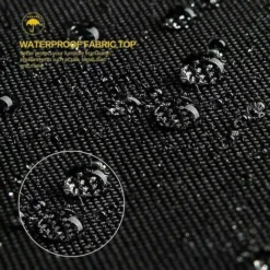 Copertura Per Lettino Prendisole Con Prese D'aria Impermeabile Antivento Resistente Ai Raggi UV Tessuto Oxford 210D Copertura Per Lettino Prendisole Sedia A Sdraio (200 X 75 X 40/80 Cm) - Nero, -OUTSUN Giardino Negozio 92046589 5