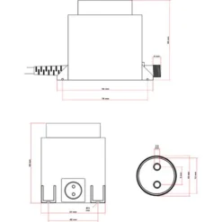 Alimentatore Jebao JBA57V-12-2500U Trasformatore A 2 Poli IP44 12 Volt 2500 MA 30 VA AC/AC -OUTSUN Giardino Negozio 9225785 4