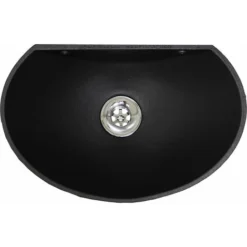 Fontana A Muro Modello 600 Colore Ghisa Per Casa E Giardino Con Rubinetto Cod.195c In Ottone Cromato E Sifone -OUTSUN Giardino Negozio 9369744 3