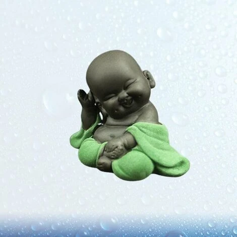 Statue Di Buddha In Ceramica Creativa Piccola Statua Di Buddha Sveglio Monk Figurine Creativo Artigianato Per Bambini Bambole Ornamenti Regalo Cinese Delicate Arti E Mestieri In Ceramica-A 3 Statue Di Buddha In Ceramica Creativa Piccola Statua Di Buddha Sveglio Monk Figurine Creativo Artigianato Per Bambini Bambole Ornamenti Regalo Cinese Delicate Arti E Mestieri In Ceramica-A - immagine 3