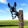 Ornamenti Da Giardino Asino In Metallo Per Recinzioni Decorazioni Per Esterni Animali Asino Per La Casa Decorazioni Per Il Giardino, Sculture Per La Decorazione Del Giardino Degli Animali Dell'asino P