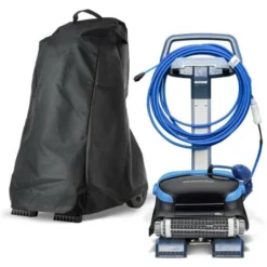 Copertura Protettiva Per Robot Pulitore Per Piscine, Carrello Spesso Classico, Protezione Solare, Antipolvere （56 66 107 Cm）