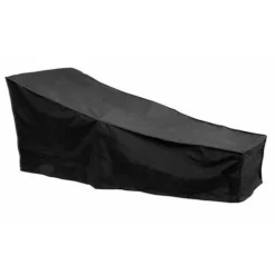 Coprisdraio Impermeabile Antivento Tessuto Oxford 210D Resistente Ai Raggi UV 200x70x40/75cm (Nero)