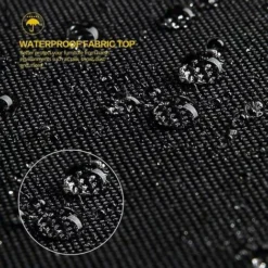 TRIP Fodera Per Lettino Da Giardino, Impermeabile, Antivento, Anti-UV, Robusta Fodera In Tessuto Oxford 210D Per Sedia A Sdraio (200x75x40/80cm) - Nero -OUTSUN Giardino Negozio 95220161 5