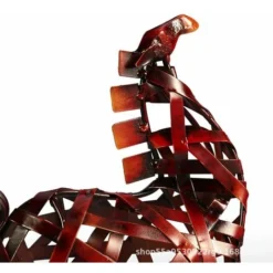 Cavallo Intrecciato Scultura In Metallo Fatto A Mano Decorazione In Ferro Battuto Casa Soggiorno Statua Design Moderno Industriale Regalo Per La Casa Souvenir Soggiorno Decorazione Articoli Per La Cas -OUTSUN Giardino Negozio 95467183 4