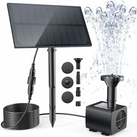 Kit Pompa Per Fontana Solare Da Esterno, Fontana Solare Di Nuovo Arrivo Con Palo, Pompa Per Fontana Solare Per Vaschetta Per Uccelli, Stagno, Piscina, Giardino, Acquario, Cortile, Quadrato, Nero, Un P 1 Kit Pompa Per Fontana Solare Da Esterno, Fontana Solare Di Nuovo Arrivo Con Palo, Pompa Per Fontana Solare Per Vaschetta Per Uccelli, Stagno, Piscina, Giardino, Acquario, Cortile, Quadrato, Nero, Un P