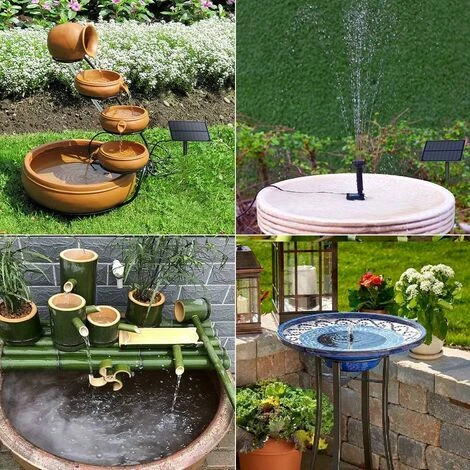 Kit Pompa Per Fontana Solare Da Esterno, Fontana Solare Di Nuovo Arrivo Con Palo, Pompa Per Fontana Solare Per Vaschetta Per Uccelli, Stagno, Piscina, Giardino, Acquario, Cortile, Quadrato, Nero, Un P 4 Kit Pompa Per Fontana Solare Da Esterno, Fontana Solare Di Nuovo Arrivo Con Palo, Pompa Per Fontana Solare Per Vaschetta Per Uccelli, Stagno, Piscina, Giardino, Acquario, Cortile, Quadrato, Nero, Un P - immagine 4