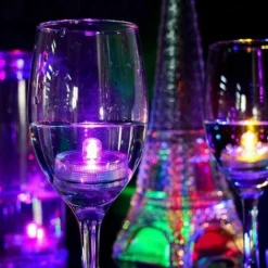 Mini Luci Da Tè A LED Luci Sommergibili Per Matrimonio RGB Impermeabile Rotondo Subacqueo Home Party Vaso Festival Decorazione Di San Valentino (confezione Da 24) -OUTSUN Giardino Negozio 95758051 3