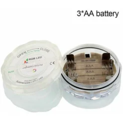 Set Di 4 Luci Multicolori RGB Sommergibili Con Telecomandi Luci Decorative Colorate Per Paesaggi Set Di Illuminazione A LED Impermeabile Ideale Per Vasca Da Bagno Dell'acquario 7 Set Di 4 Luci Multicolori RGB Sommergibili Con Telecomandi Luci Decorative Colorate Per Paesaggi Set Di Illuminazione A LED Impermeabile Ideale Per Vasca Da Bagno Dell'acquario -OUTSUN Giardino Negozio 95767199 3