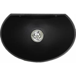 Fontana A Muro Mod. Azalea Colore Ghisa Per Casa E Giardino Con Rubinetto Cod. 303/C In Ottone Cromato E Sifone -OUTSUN Giardino Negozio 9580033 4