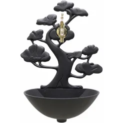 Fontana A Muro Modello Azalea Colore Ghisa Per Casa E Giardino Con Rubinetto Cod.303L In Ottone Lucido