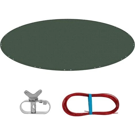 WOLTU Telo Copri Piscina Rotondo Ø 305cm. Per Copertura Per Piscina Di Ø 244-270cm. Telo Impermeabile Per Esterno Invernale In PE 200g/m². Con Occhielli. Elementi Di Fissaggio E Corda. Verde 1 WOLTU Telo Copri Piscina Rotondo Ø 305cm. Per Copertura Per Piscina Di Ø 244-270cm. Telo Impermeabile Per Esterno Invernale In PE 200g/m². Con Occhielli. Elementi Di Fissaggio E Corda. Verde