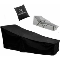 Copertura Per Lettino Prendisole Impermeabile Per Esterni, 210 75 80/40 Cm Nera -OUTSUN Giardino Negozio 96194519 5