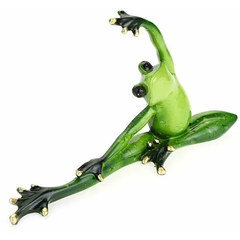Statua Da Giardino In Resina Figura Rana Statuetta Da Collezione Statua Da Yoga Decorazione Per Interni Ed Esterni (11 Cm) 1 Statua Da Giardino In Resina Figura Rana Statuetta Da Collezione Statua Da Yoga Decorazione Per Interni Ed Esterni (11 Cm)