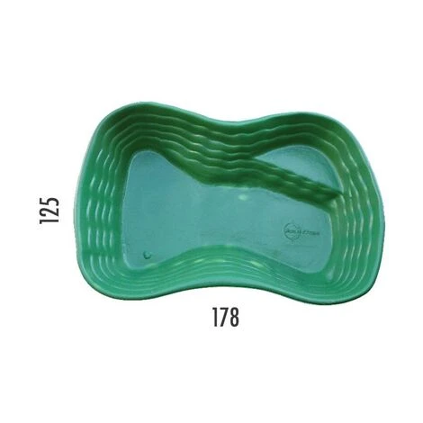 Laghetto Termoformato Bolsena, Bacino, Laghetto Da Giardino, Giochi D'Acqua 2 Laghetto Termoformato Bolsena, Bacino, Laghetto Da Giardino, Giochi D'Acqua - immagine 2