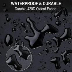 Fodera Per Mobili Da Giardino Tessuto Oxford 420D (180x120x74cm) Nero 7 Fodera Per Mobili Da Giardino Tessuto Oxford 420D (180x120x74cm) Nero -OUTSUN Giardino Negozio 96818820 3
