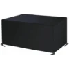 Coprisedile Per Mobili Da Giardino Coprisedia E Tavolo Da Giardino Impermeabile Mobili Da Giardino Protezione Da Giardino Per Esterni Mobili Da Giardino Tessuto Oxford 420D (225 116 82 Cm)-Nero
