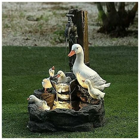 Statua Animale Da Giardino Fontana Solare Lampada Da Giardino Art Déco Scultura Da Giardino A Led Per Esterni (B) 1 Statua Animale Da Giardino Fontana Solare Lampada Da Giardino Art Déco Scultura Da Giardino A Led Per Esterni (B)