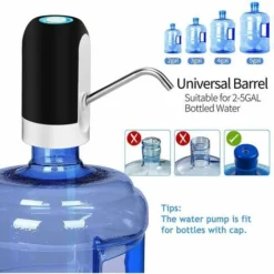 Pompa Della Bottiglia D'acqua Da 5 Galloni, Pompa Dell'acqua Elettrica Portatile, Ricarica USB, Pompa Automatica Di Erogazione Dell'acqua Potabile Per Il Campeggio -OUTSUN Giardino Negozio 97679233 4