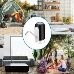 Pompa Della Bottiglia D'acqua Da 5 Galloni, Pompa Dell'acqua Elettrica Portatile, Ricarica USB, Pompa Automatica Di Erogazione Dell'acqua Potabile Per Il Campeggio -OUTSUN Giardino Negozio 97679233 5