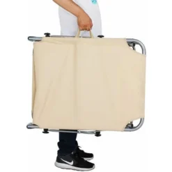 Lettino Prendisole Tettuccio Parasole Sdraio Mare Beige 3 Posizioni Pieghevole 7 Lettino Prendisole Tettuccio Parasole Sdraio Mare Beige 3 Posizioni Pieghevole -OUTSUN Giardino Negozio 97776140 3
