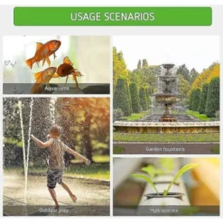 Pompa Sommergibile, Pompa Per Fontana Pompa Dell'acqua Con Cavo Di Alimentazione Da 1,5 M Dimensioni: EU 10W 7 Pompa Sommergibile, Pompa Per Fontana Pompa Dell'acqua Con Cavo Di Alimentazione Da 1,5 M Dimensioni: EU 10W -OUTSUN Giardino Negozio 97875330 3